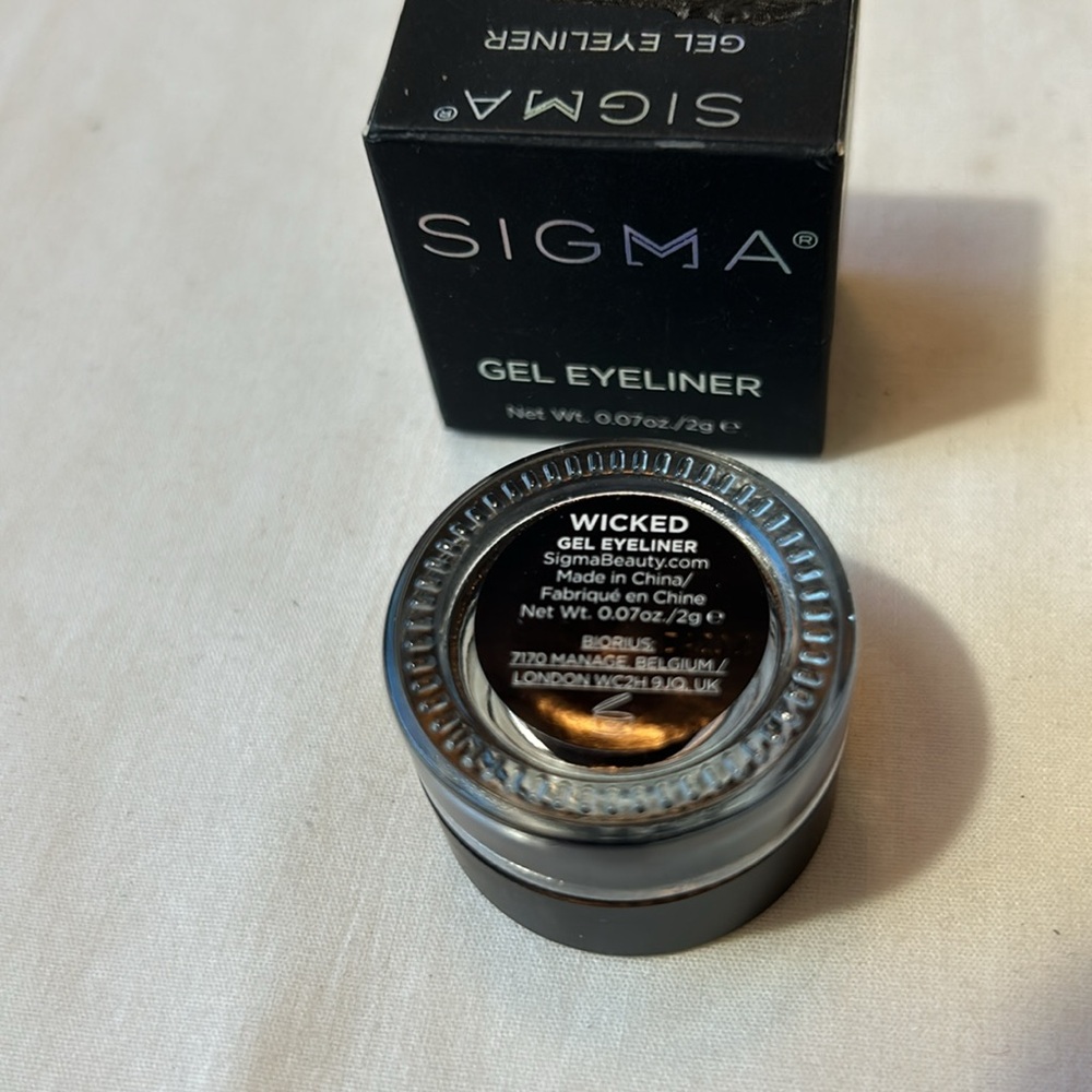 Sigma Gel Eyeliner-Wicked Black NIB - Picture 10 of 11